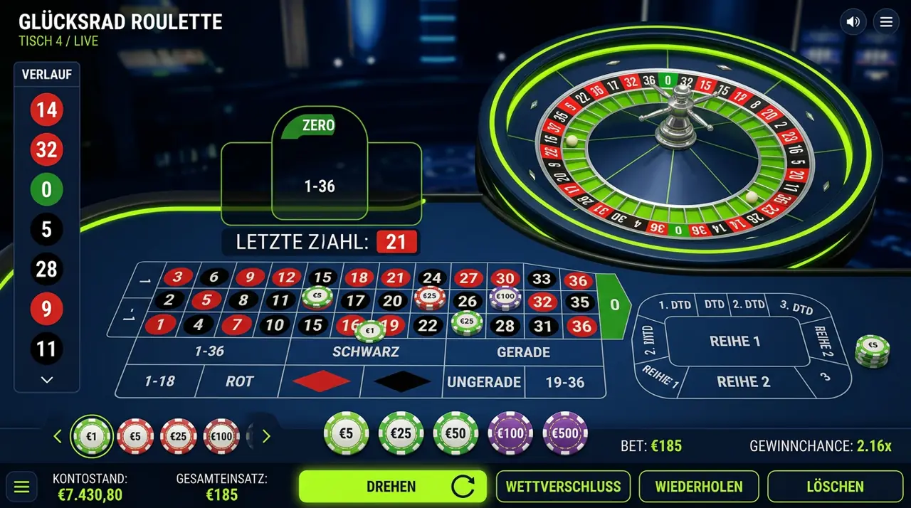Tischspiele & Video Poker · Napoleon